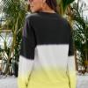 Tribarven tie dye pulover Genevieve