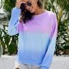 Tribarven tie dye pulover Harmony