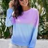 Tribarven tie dye pulover Harmony