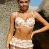 Večbarven bikini Leanna s potiskom sadja