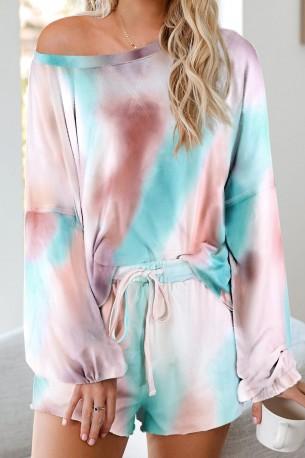 Večbarven tie dye komplet Juliette pižame