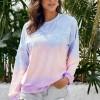 Večbarven tie dye pulover Summer