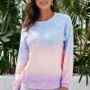 Večbarven tie dye pulover Summer