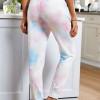 Večbarvne tie dye jogger hlače Maeve z vrvico