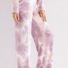 Vijoličen tie dye komplet Valentina za prosti čas