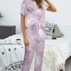 Vijoličen tie dye pižama komplet Isla