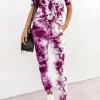 Vijoličen tie-dye komplet trenirke Teagan