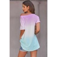 Vijolična ombre kratka majica Scout