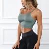 Zelen crop top za jogo Brynn