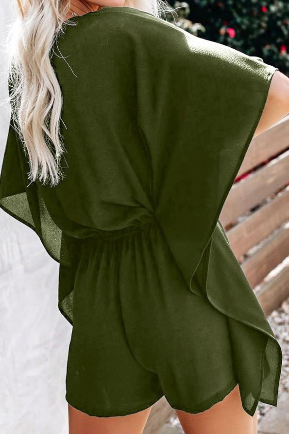 Zelen kimono romper Louise