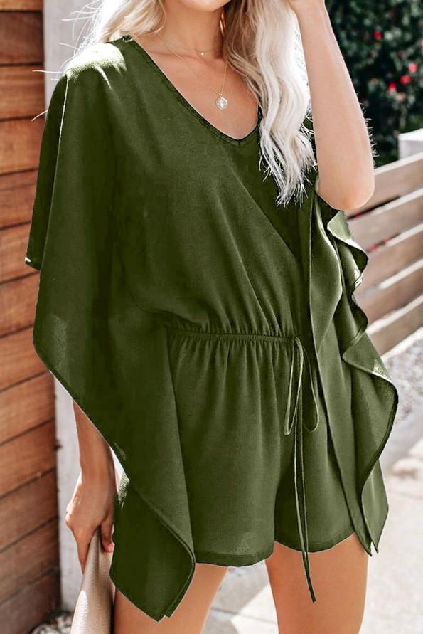 Zelen kimono romper Louise