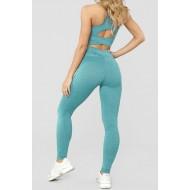 Zelen komplet pajkice in športni modrček Catalina