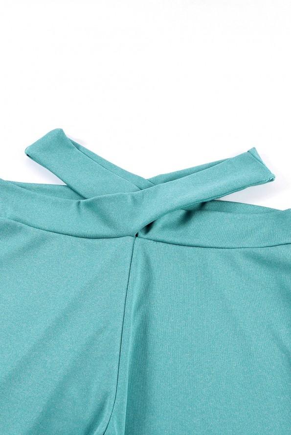 Zelen komplet pajkice in športni modrček Catalina