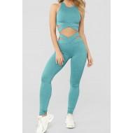 Zelen komplet pajkice in športni modrček Catalina