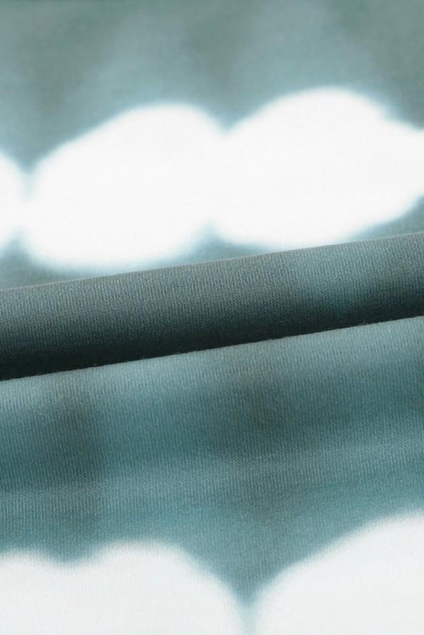 Zelen tie dye komplet Leila s puloverjem in hlačami za prosti čas