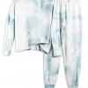 Zelen tie dye pleten komplet Jordyn