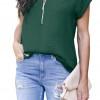 Zelena bluza Riley z zadrgo