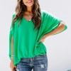 Zelena ohlapna bluza Anna