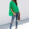 Zelena ohlapna bluza Anna
