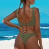 Zelene dvodelne bikini kopalke Clarissa