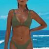 Zelene dvodelne bikini kopalke Clarissa