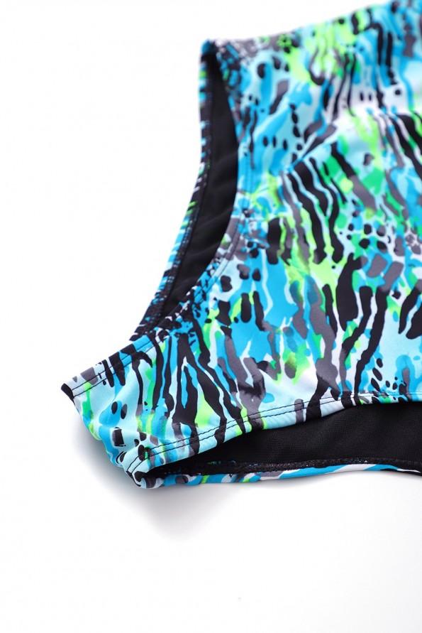 Zelene tie dye enodelne kopalke Emory