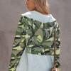 Zeleni camo pulover s kapuco Army