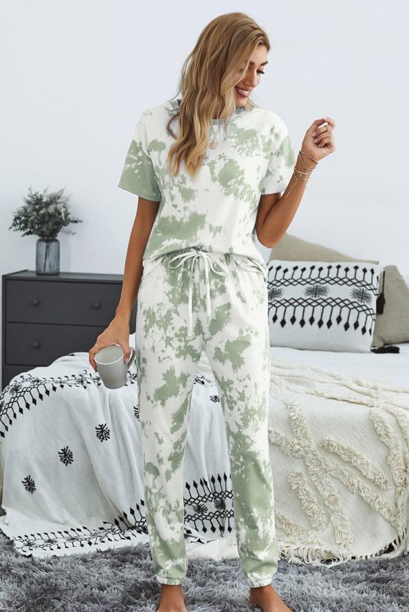 Zeleni tie dye komplet Pamela