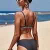 Zeleno potiskan retro bikini Maxine