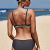 Zeleno potiskan retro bikini Maxine