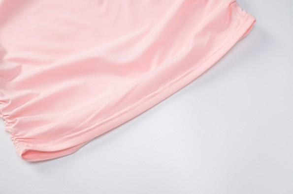 Seksi roza klubska obleka Pia