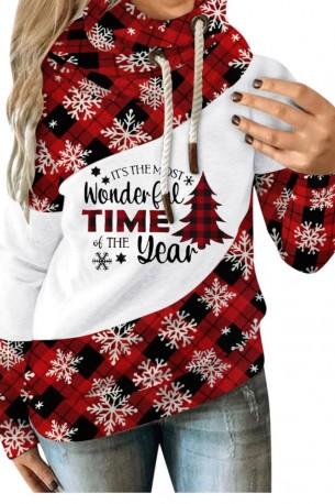Zimski božični pulover z dolgimi rokavi Wanda