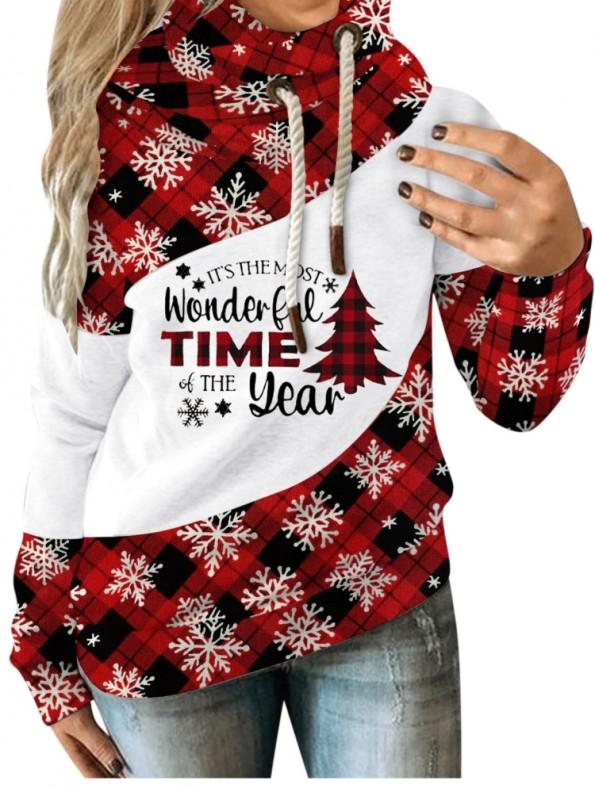 Zimski božični pulover z dolgimi rokavi Wanda