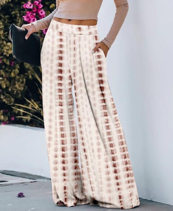 Bele široke hlače Anna