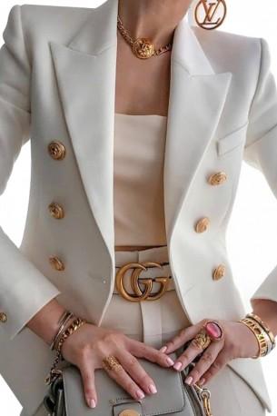 Beli eleganten sako z okrasnimi gumbi Venezia