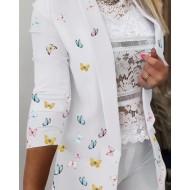 Beli suknjič z metuljčki Isabella