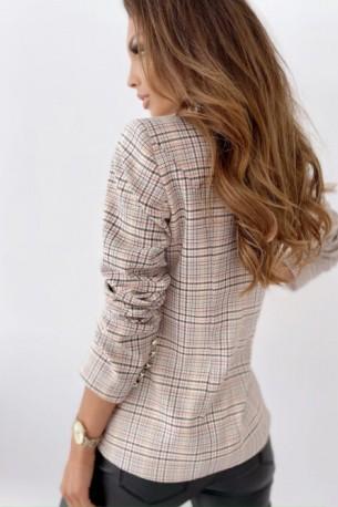 Eleganten plašč z okrasnimi gumbi Burby