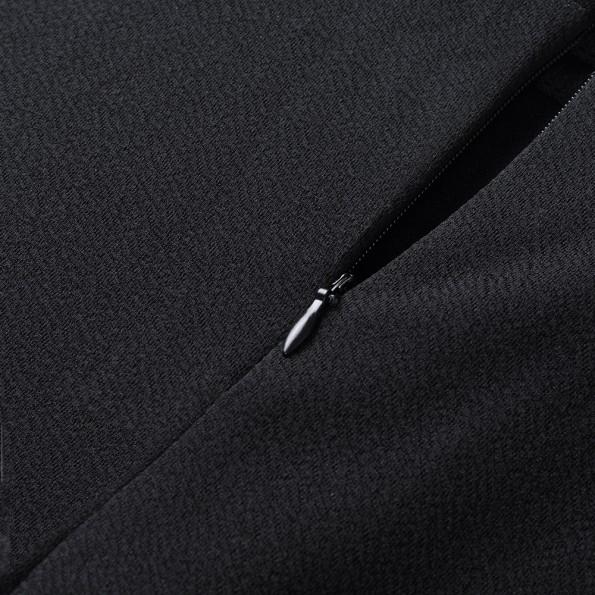 Enobarvna obleka s svinčnikom brez rokavov Lara