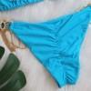 Ženske dvodelne kopalke z modrimi bikini halter diamanti Betsy