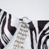 Ženske seksi dvodelne kopalke z verižico zebra tiska Loreal