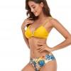 Ženski komplet dvodelnih kopalk s cvetličnim tiskom Joana