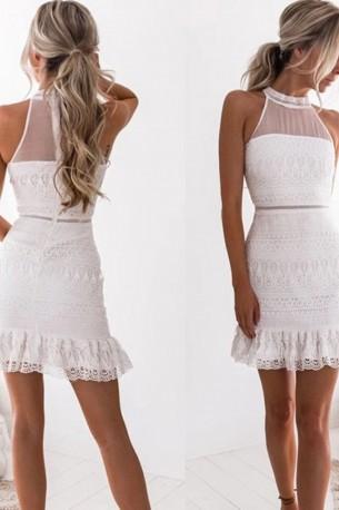 Mini čipkasta seksi oblekica Lacy