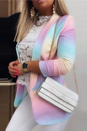 Pisani tie dye eleganten suknjič Luciana