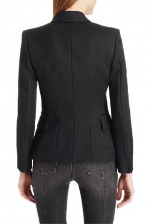 Pisarniški elegantni jopič z dolgimi rokavi in z zlatimi gumbi Tracy