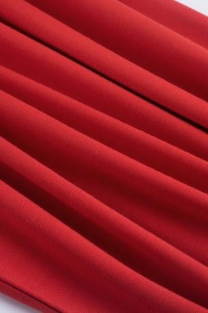 Poletna vintage rdeča pisarniška obleka brez rokavov Nikita