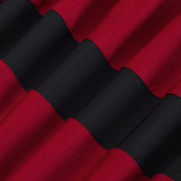 Rdečo črna  vintage obleka Marely