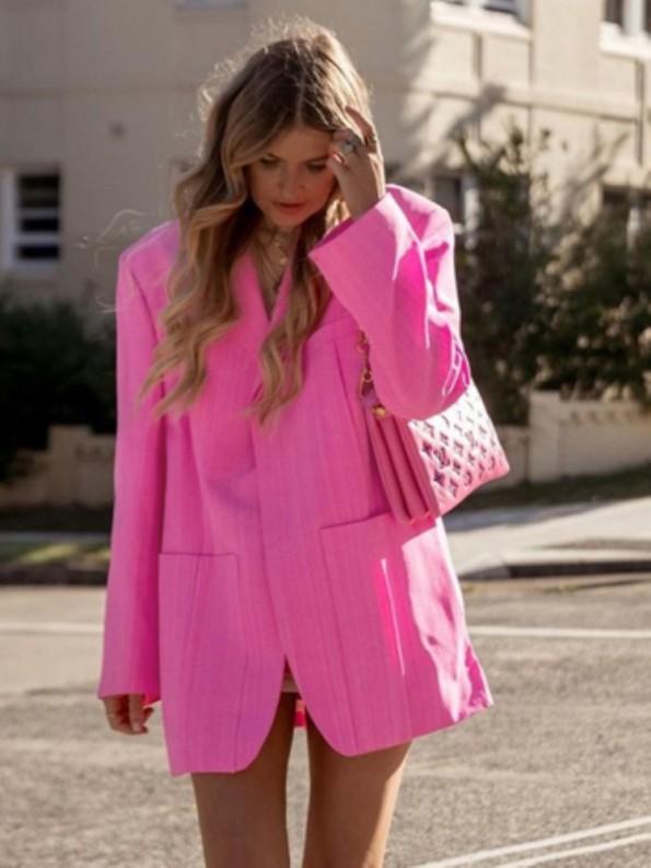 Roza ohlapni suknjič Fonda