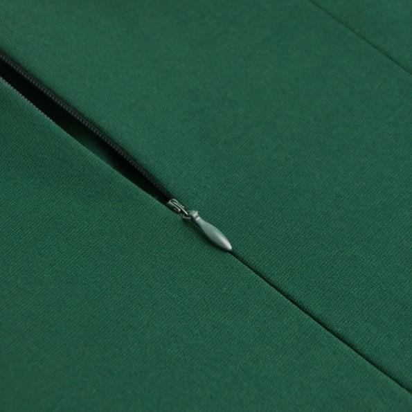 Zelena prosojna pisarniška obleka s svinčnikom brez rokavov Geneva